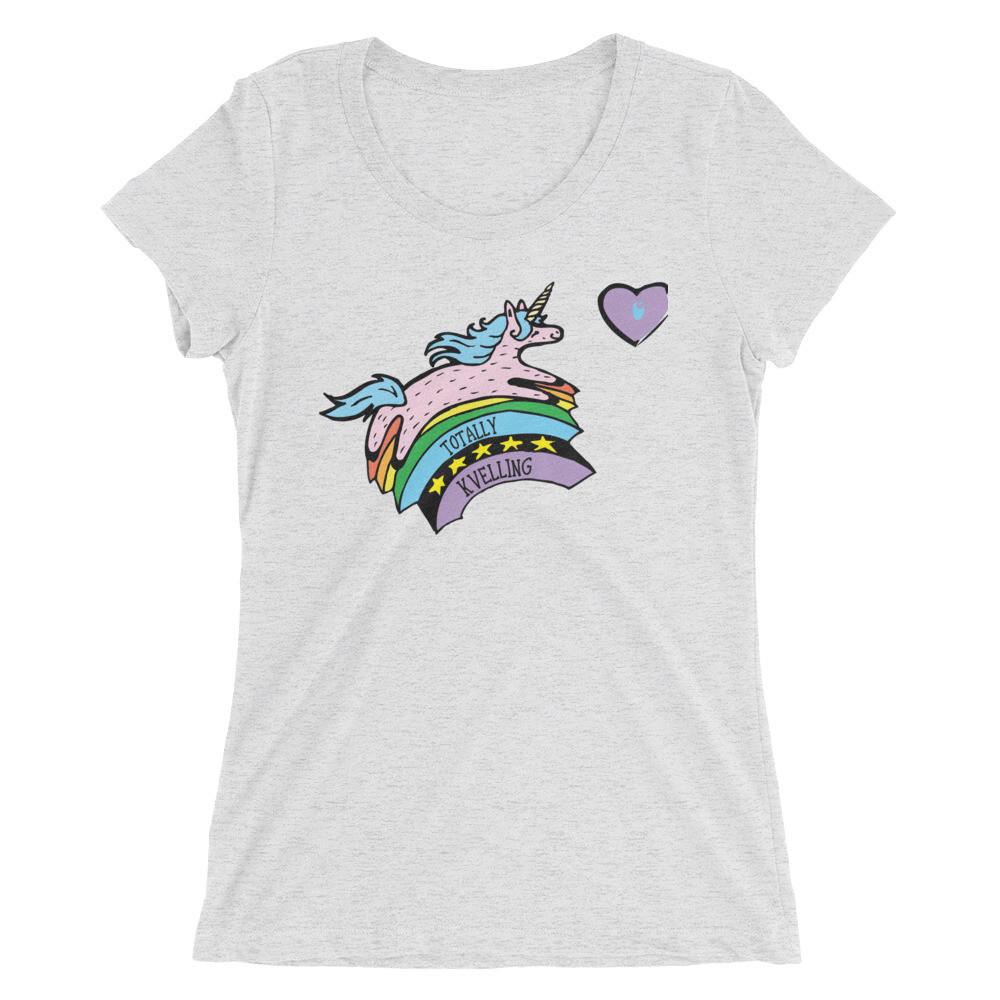 What Jew Wanna Eat T-Shirt White / S Jewnicorn Totally Kvelling Ladies' T-Shirt - Choice of Color