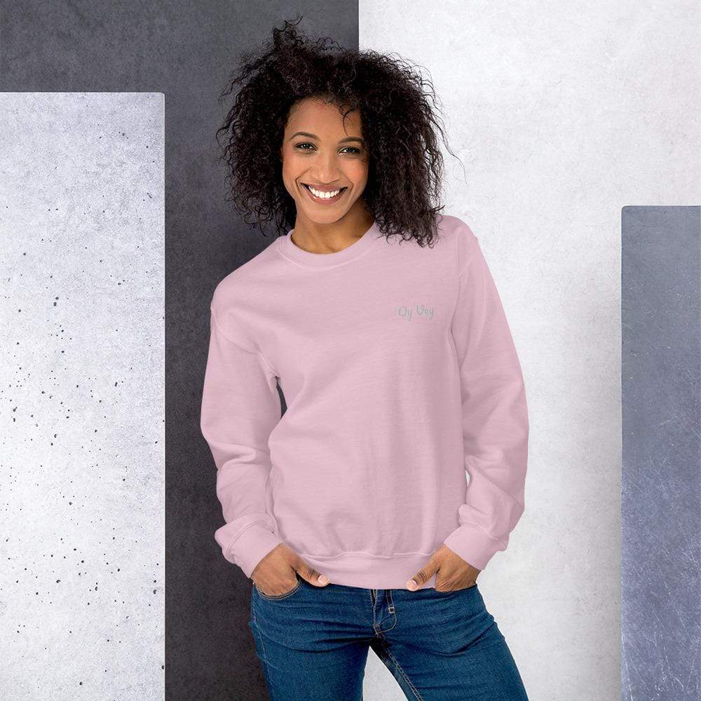 Pink 2024 blue sweatshirt