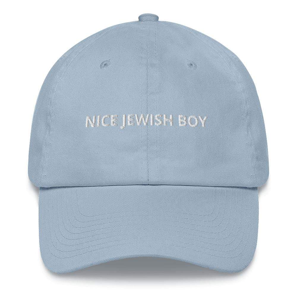 ModernTribe Hats Light Blue Nice Jewish Boy Embroidered Hat - Navy, Pink or Light Blue