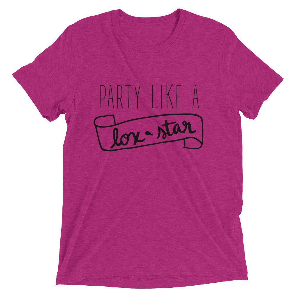 What Jew Wanna Eat T-Shirt Berry / XS Party Like a Lox Star Unisex T-Shirt