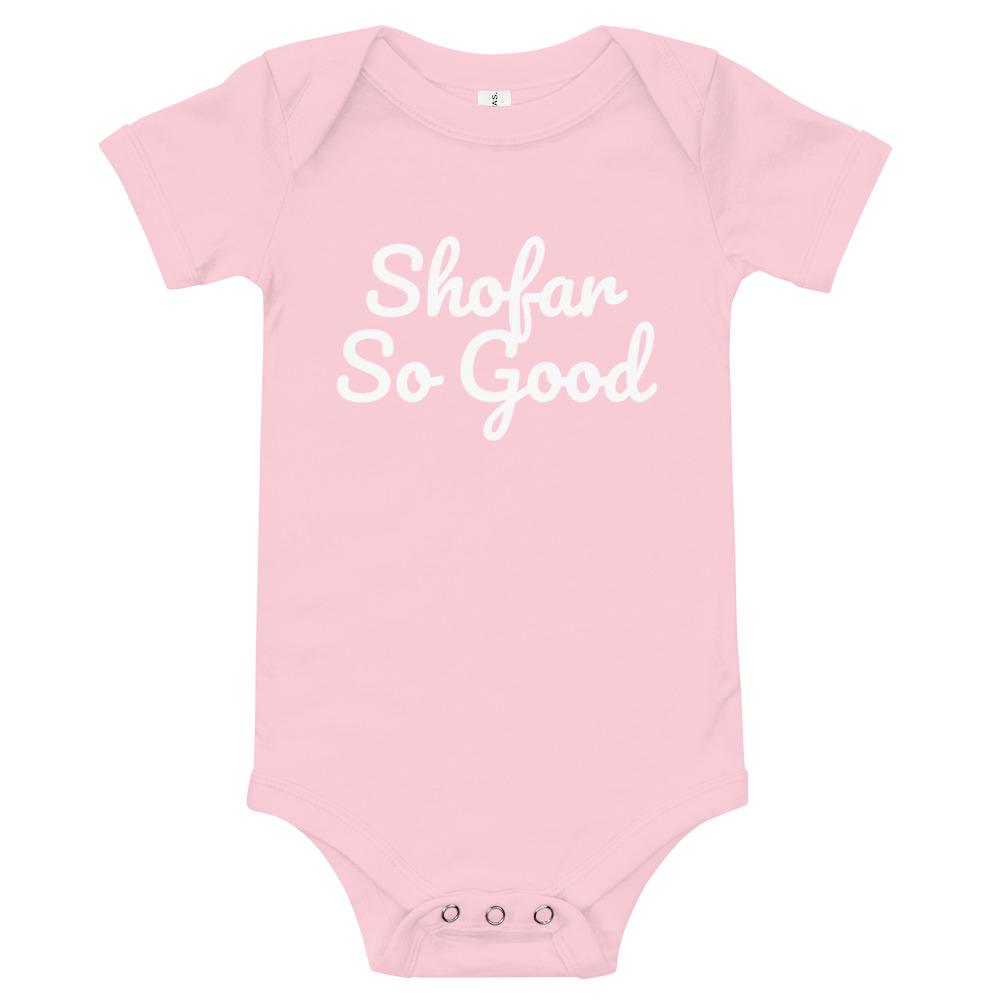 ModernTribe Onesies Pink / 3-6 months Shofar So Good Baby Onesie - (Choice of Colors)