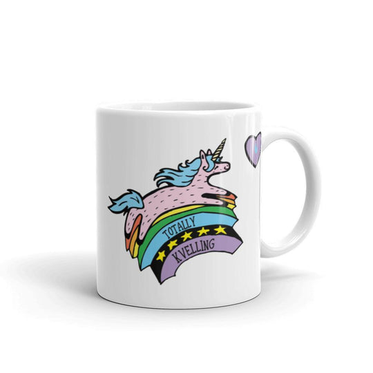 Jewnicorn Totally Kvelling Mug