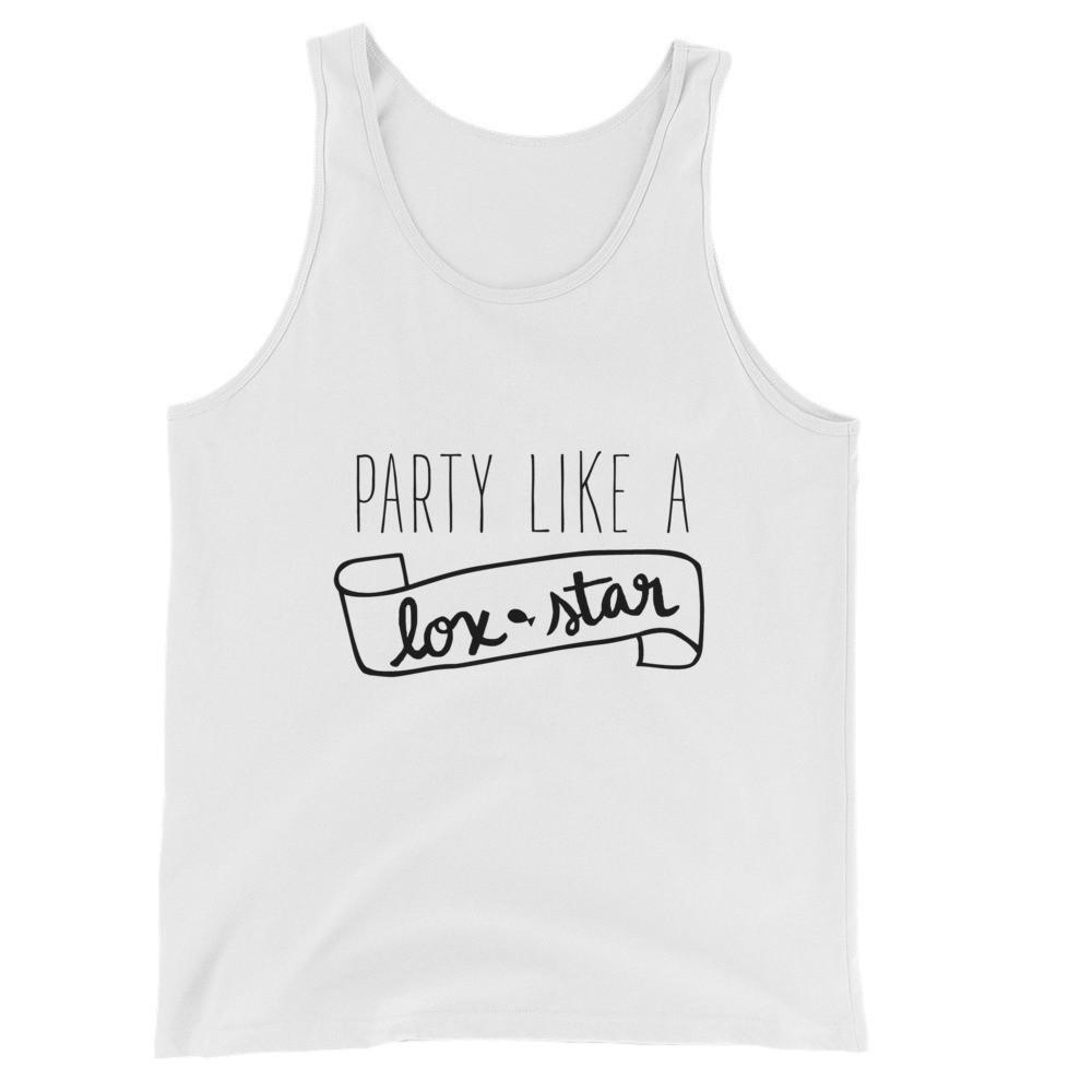 What Jew Wanna Eat - Party Like a Lox Star Unisex Tank - (Sizes XS - XXL) - ModernTribe