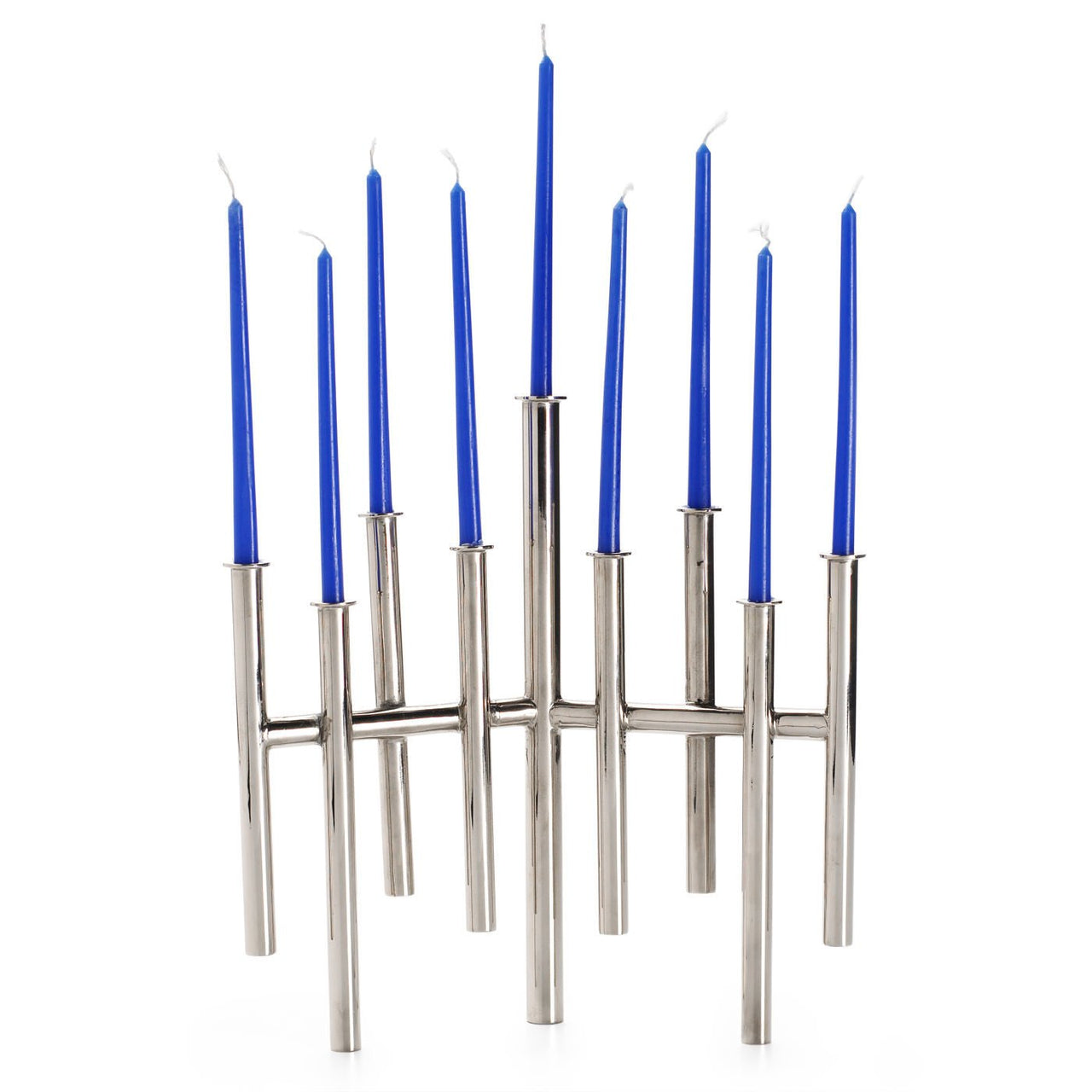 Jonathan Adler - Jonathan Adler Silver Skyline Menorah - ModernTribe