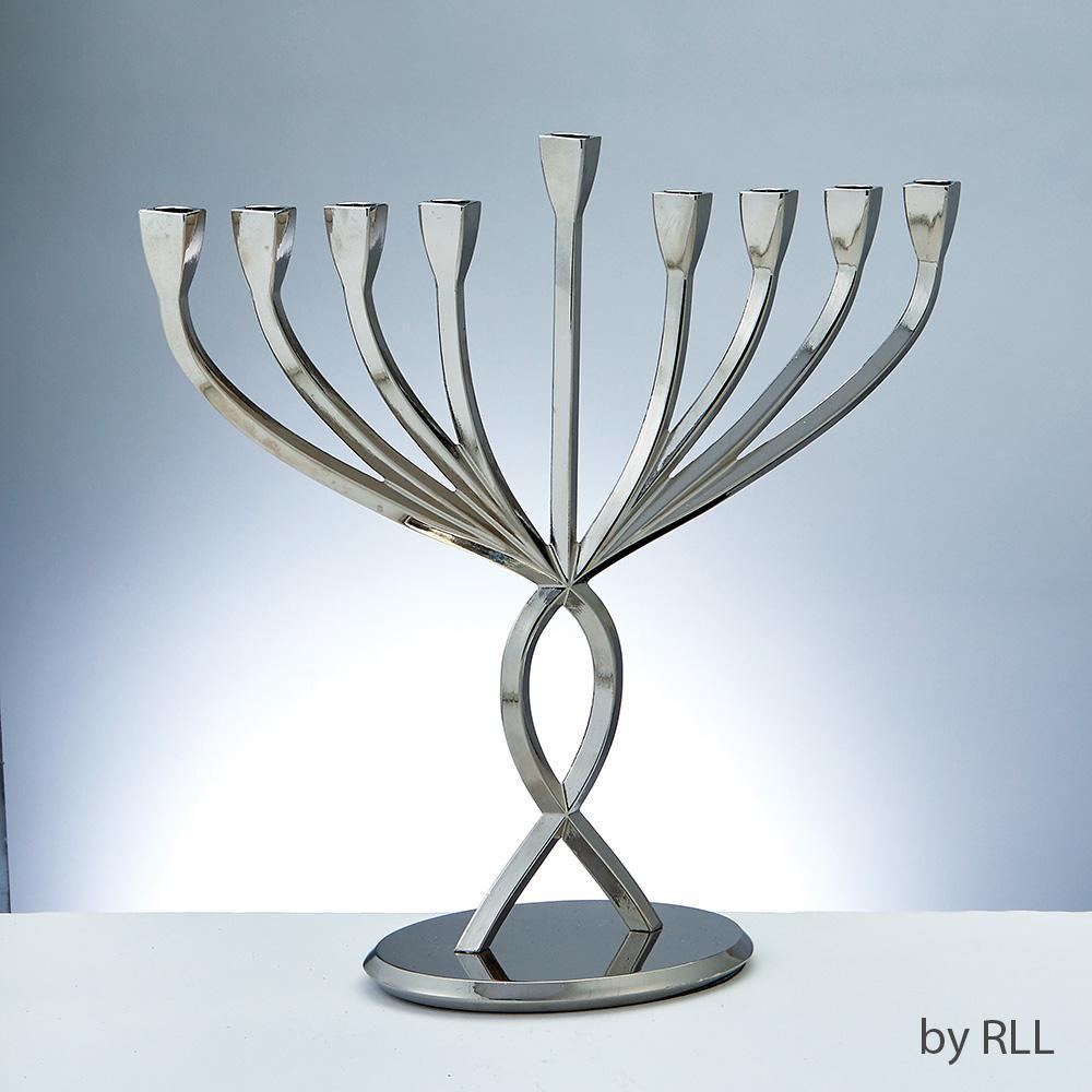 Rite Lite - Facets of Light Aluminum Menorah - ModernTribe