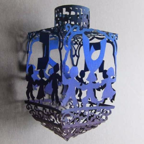 Melanie Dankowicz - Multicolor Dancing Dreidel by Melanie Dankowicz - ModernTribe