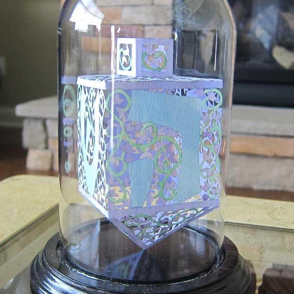 Melanie Dankowicz - Handpainted Lace Dreidel by Melanie Dankowicz - ModernTribe