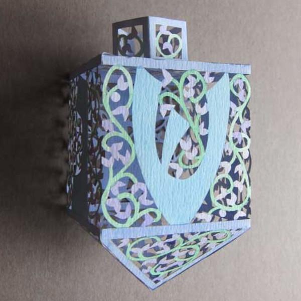 Melanie Dankowicz - Handpainted Lace Dreidel by Melanie Dankowicz - ModernTribe