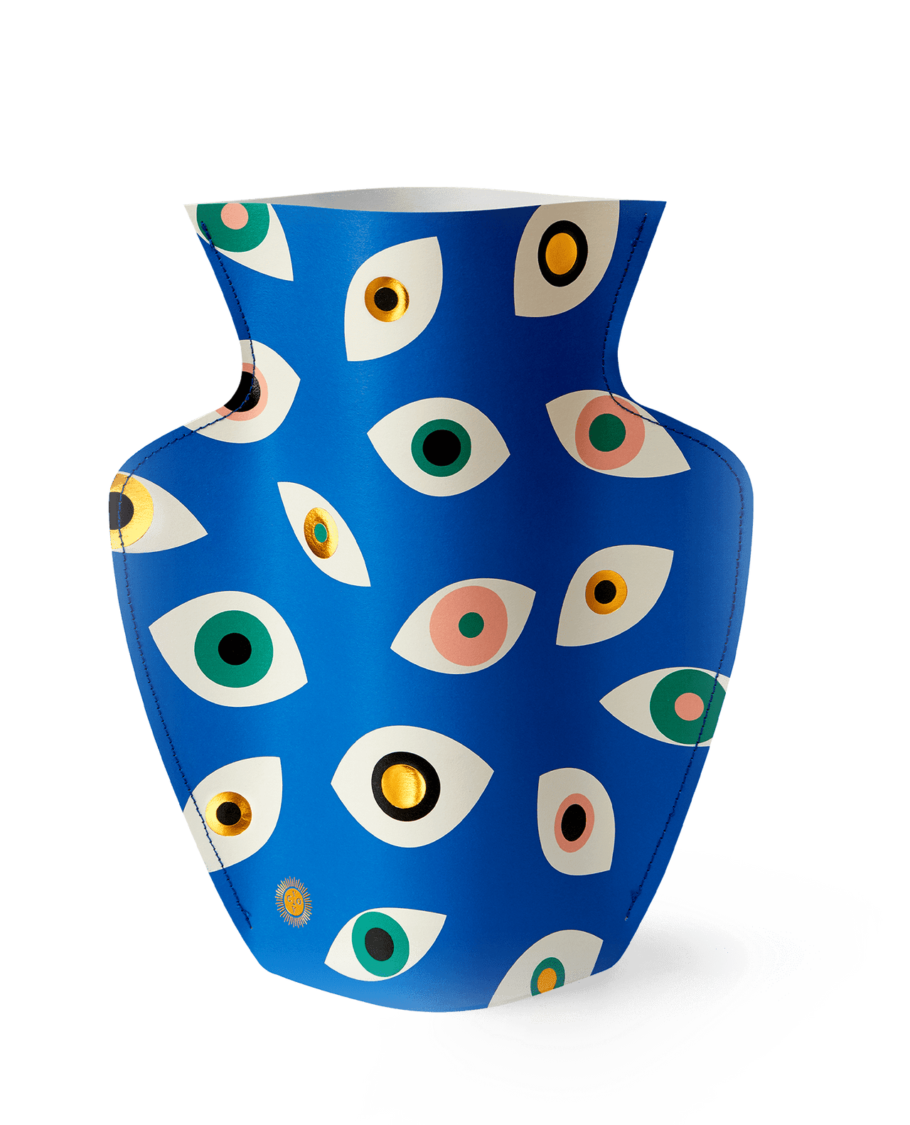 Octaevo - Blue Paper Evil Eye Vase by Octaevo - Large or Mini - ModernTribe