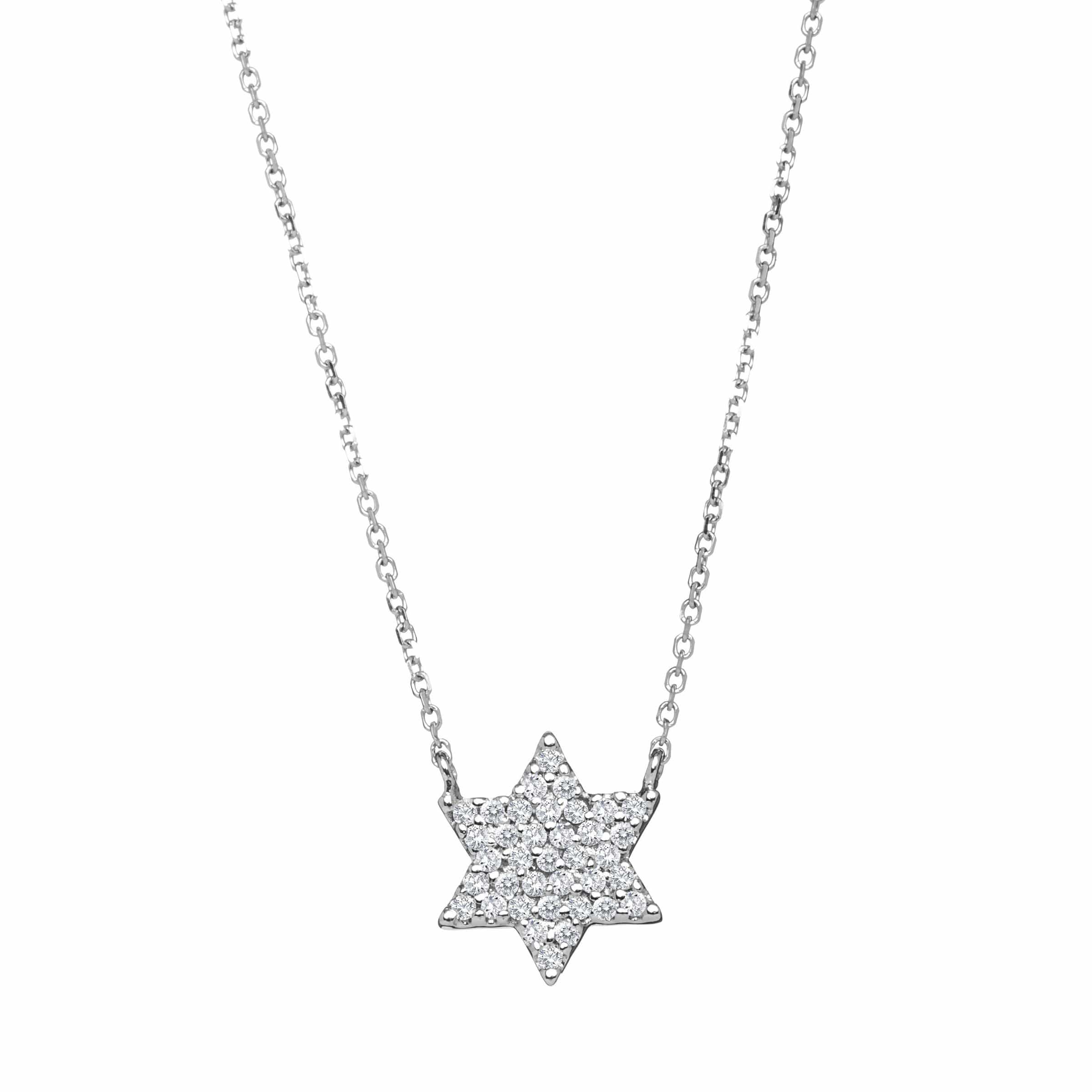 Jewish star shop diamond necklace