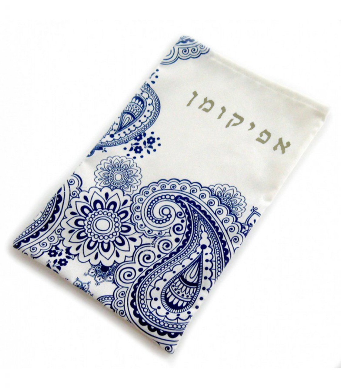 Barbara Shaw - Blue Paisley Afikoman Bag - ModernTribe