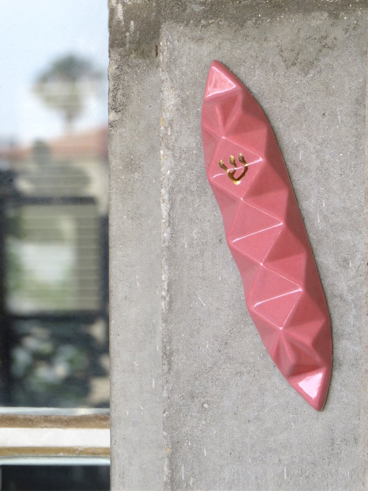 Studio Armadillo - Origami Mezuzah in Pink - ModernTribe