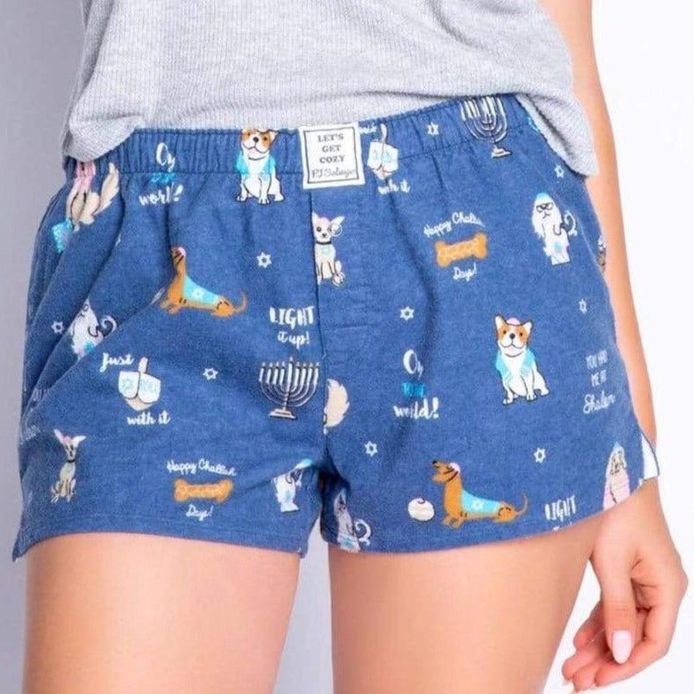 PJ Salvage - Oy to the World Pajamas Shorts by P.J. Salvage - Women - ModernTribe