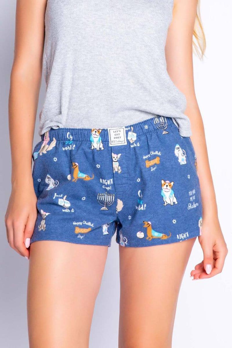 PJ Salvage - Oy to the World Pajamas Shorts by P.J. Salvage - Women - ModernTribe