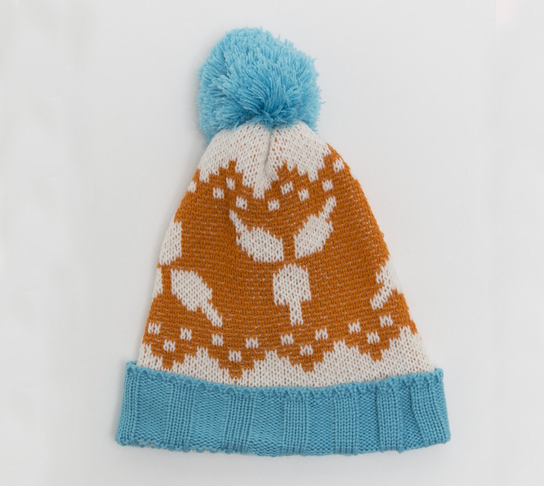 Geltfiend - Hanukkah Beanie Hat in Teal - ModernTribe