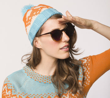 Geltfiend Hats Teal Blue Hanukkah Beanie Hat in Teal