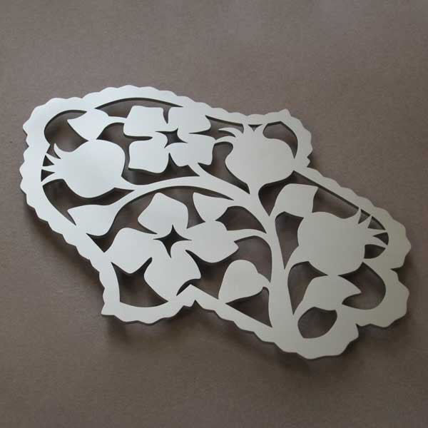 Melanie Dankowicz - Pomegranate Hamsa Trivet by Melanie Dankowicz - ModernTribe