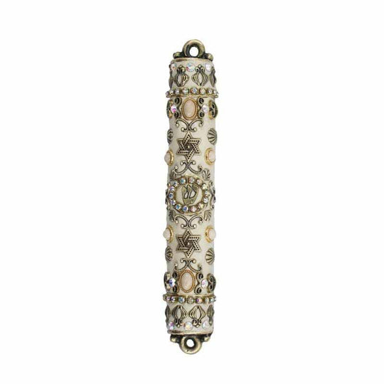 Michal Golan Handmade White Mezuzah