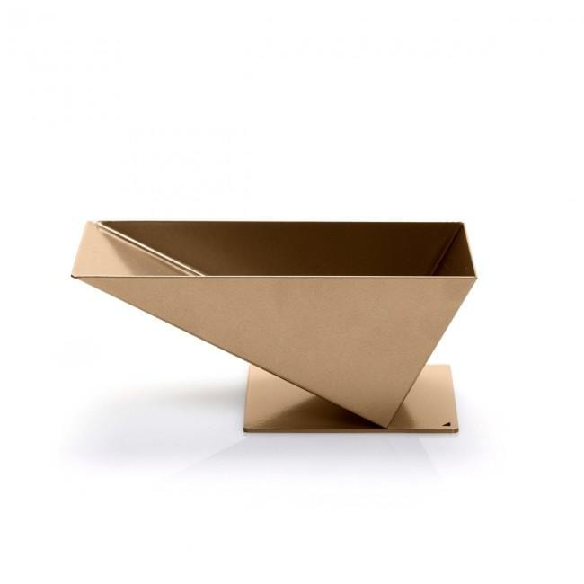 Artori Design Matzah Plates Gold Pyramid Matzah Holder - Gold