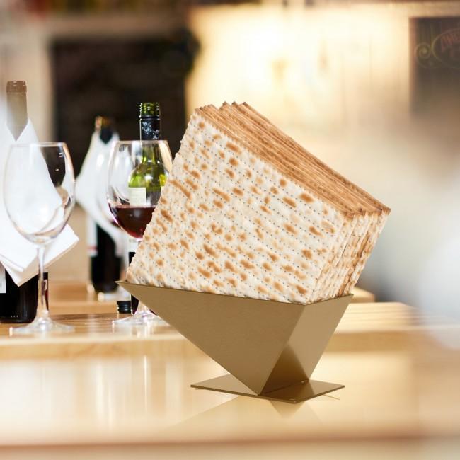 Artori Design - Pyramid Matzah Holder - Gold - ModernTribe