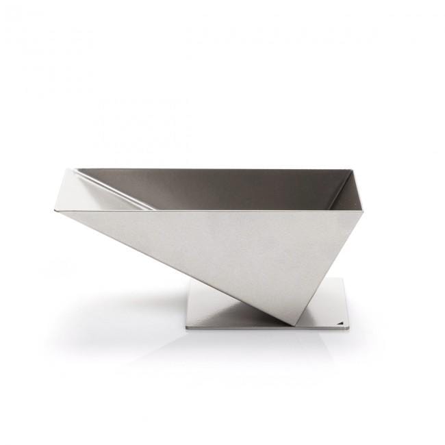 Artori Design Matzah Plates Silver Pyramid Matzah Holder - Silver