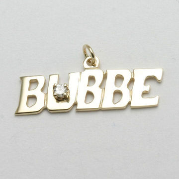 Bareket Jewelry Necklaces 14k Gold / Yes Diamond / 16" Box Chain 14k Gold Bubbe Pendant
