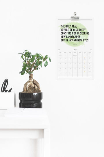 Chai and Home Calendar Calendar Great Jewish Quotations - Jewish Wall 5778 Calendar
