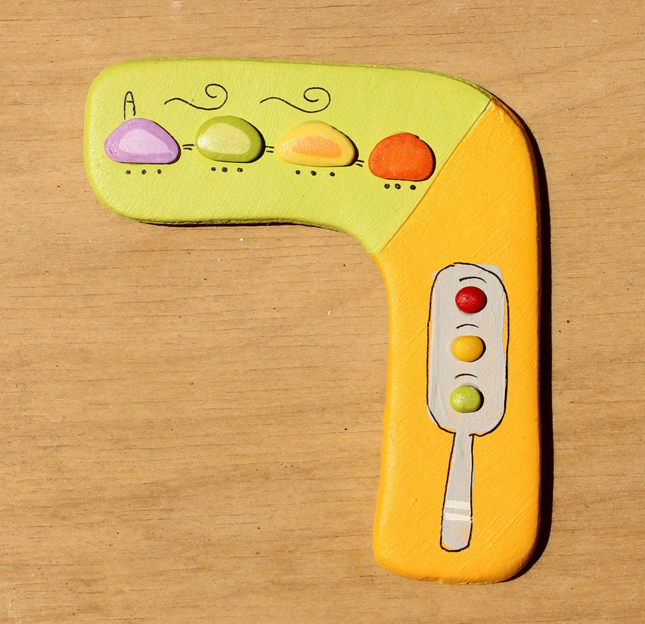 Sharon Goldstein Happy Judaica - Personalized Hebrew Letters Wall Art - ModernTribe