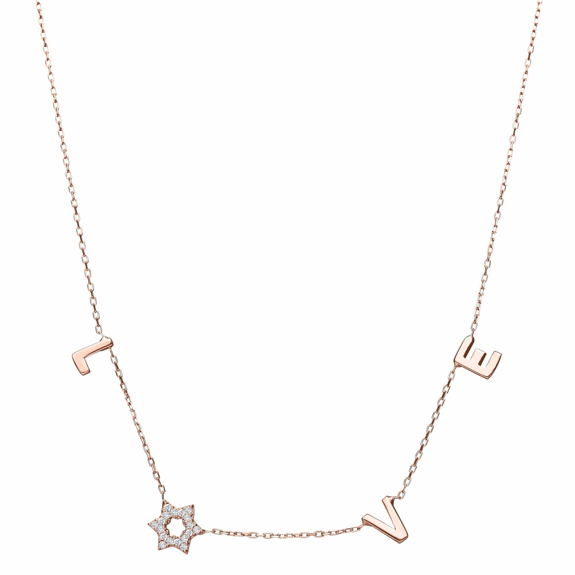Rose gold star hot sale of david