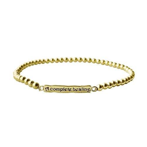Alef Bet - Hebrew Complete Healing Refuah Shlema Bracelet - Silver or Gold - ModernTribe