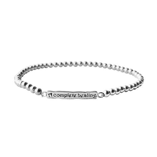 Alef Bet - Hebrew Complete Healing Refuah Shlema Bracelet - Silver or Gold - ModernTribe