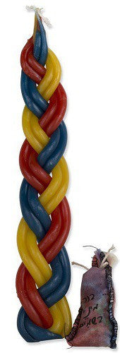 Apex Candles Default Braided 6 Wick Havdalah Candle with Besamim - Multicolor