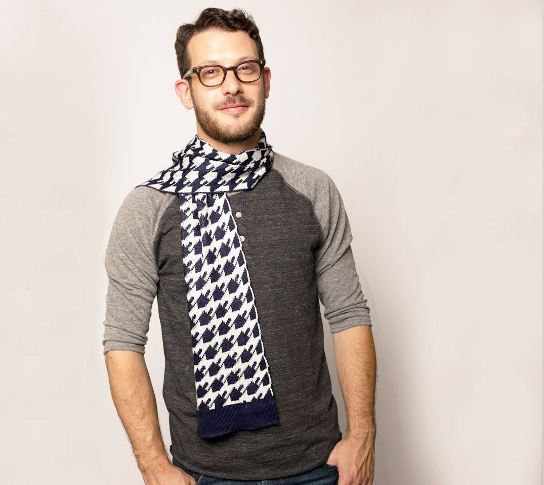 Geltfiend - Dreideltooth Scarf in Navy - ModernTribe