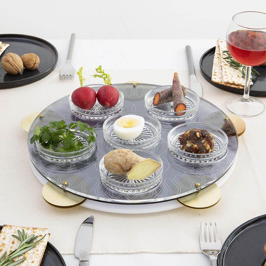 Studio Armadillo - Miriam's Tambourine Seder Plate by Studio Armadillo - ModernTribe