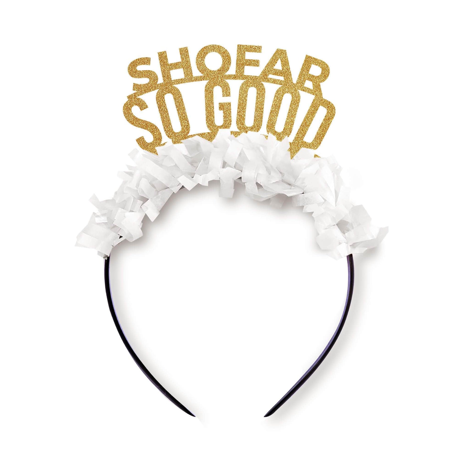 Festive Gal Headbands Shofar So Good Rosh Hashanah Headbands - Shofar So Good or Shana Tova
