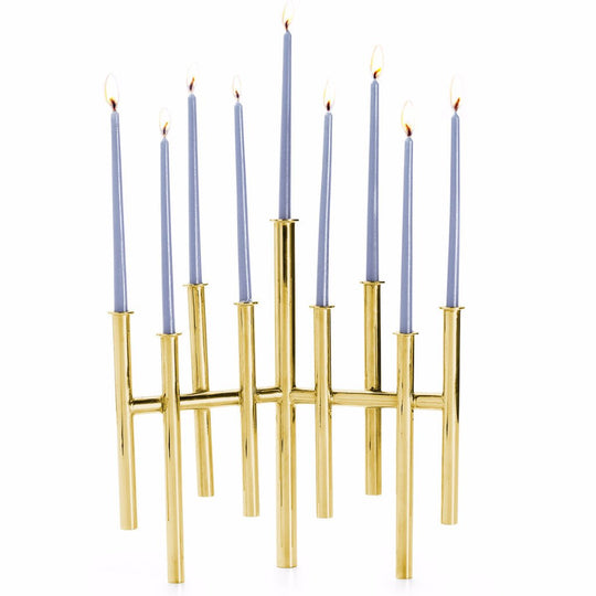 Jonathan Adler Brass Skyline Menorah
