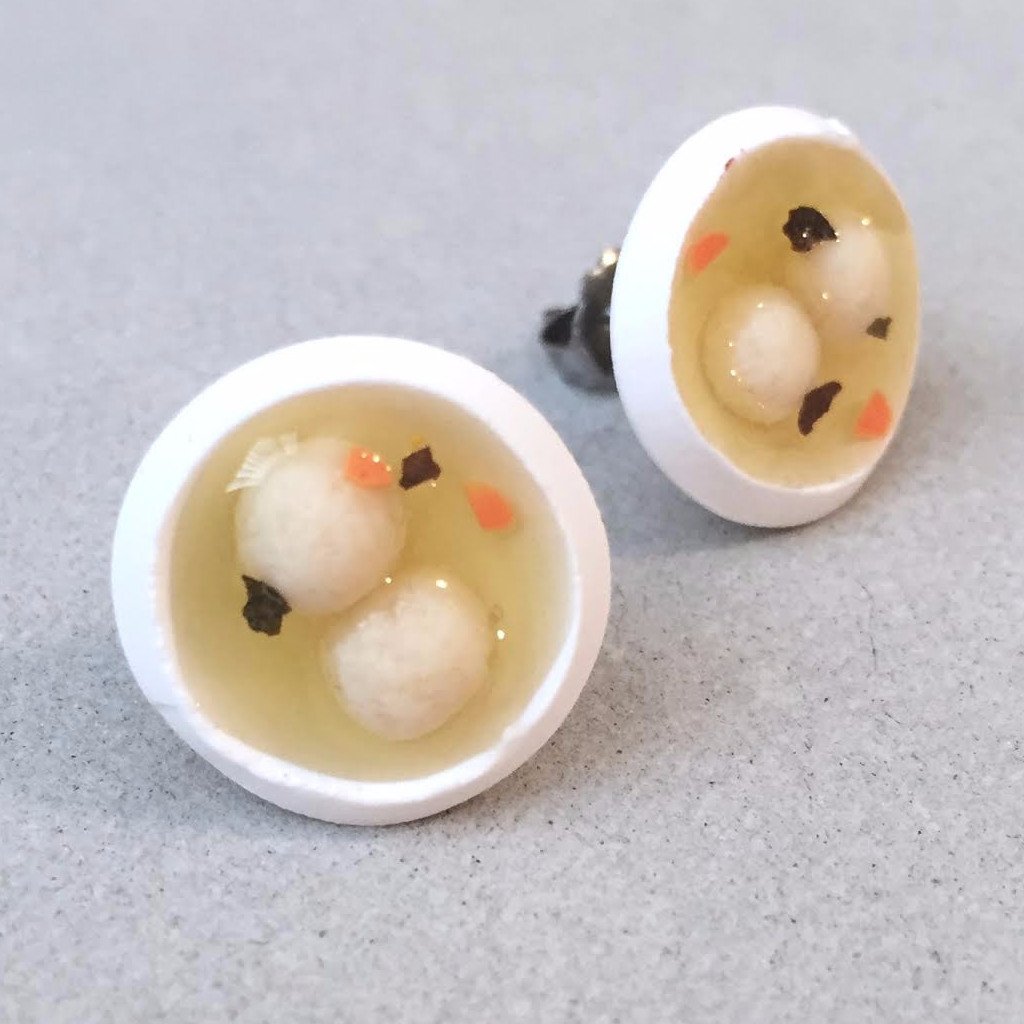 Sweet Stella Earrings Matzo Ball Soup Earrings