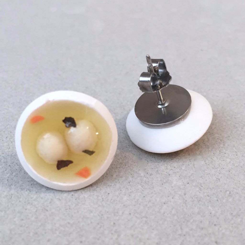 Sweet Stella - Matzo Ball Soup Earrings - ModernTribe
