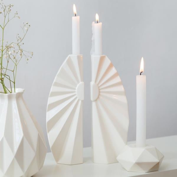 Studio Armadillo - Origami Sunburst Candlesticks - Pair - ModernTribe