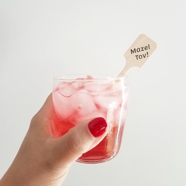 Tchotch Shop - Mazel Tov Beverage Stirrers Set of 20 - ModernTribe