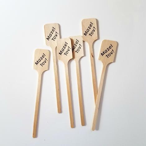 Tchotch Shop - Mazel Tov Beverage Stirrers Set of 20 - ModernTribe