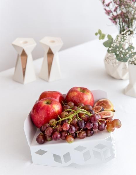 Studio Armadillo - Elevated Geometric Matzah Tray/ Fruit Tray - ModernTribe