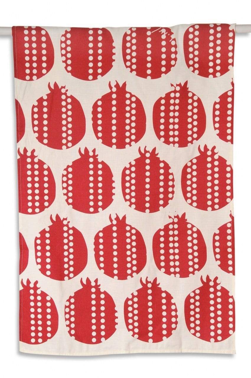 Barbara Shaw - Modern Pomegranate Tea Towel - ModernTribe