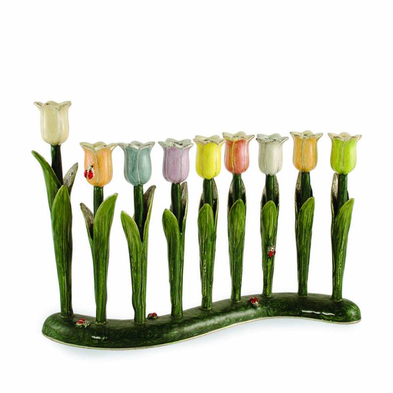 Quest - Multicolored Tulip Menorah - ModernTribe
