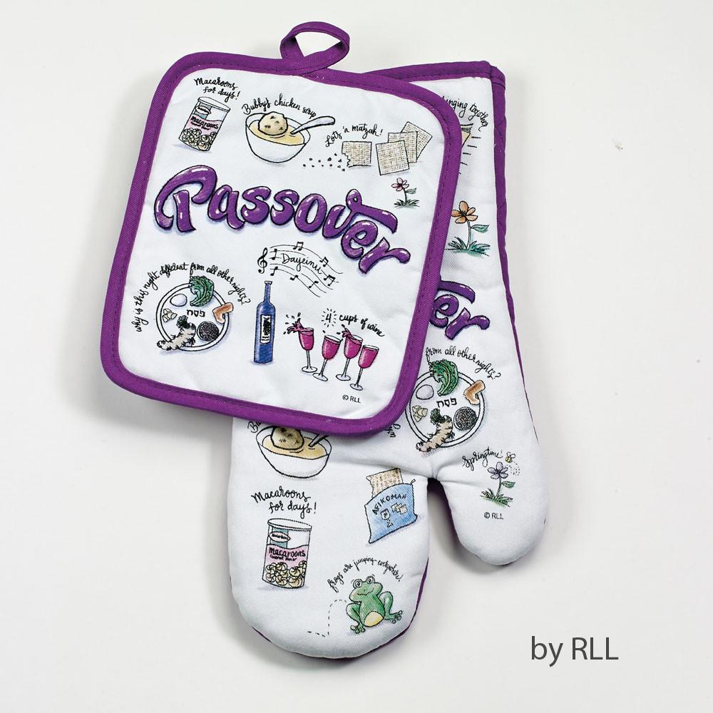 Rite Lite - Passover Potpourri Oven Mitt and Pot Holder - ModernTribe