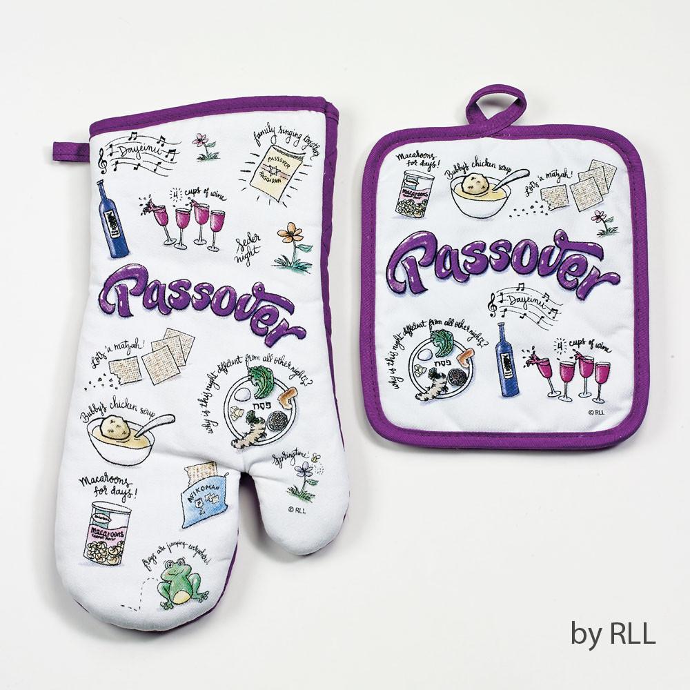 Rite Lite - Passover Potpourri Oven Mitt and Pot Holder - ModernTribe