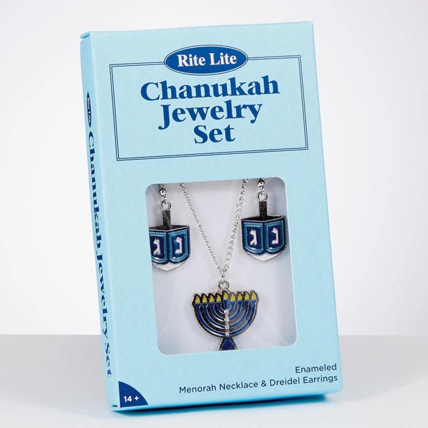 Rite Lite - Dreidel Earrings and Necklace Set - ModernTribe