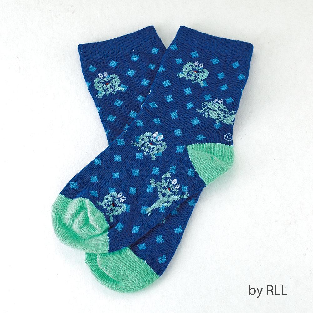 Rite Lite Socks Blue / One Size Passover Kids Crew Frog Socks