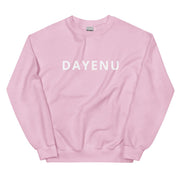 ModernTribe Sweatshirts Light Pink / S Dayenu Unisex Sweatshirt - (Choice of Color)