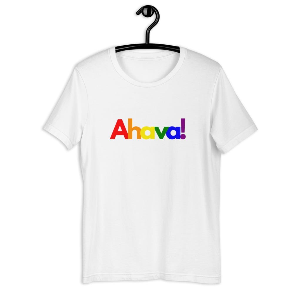 Everyday Jewish Mom T-Shirts Ahava Pride Unisex T-Shirt - $18 Per Shirt Goes to Keshet
